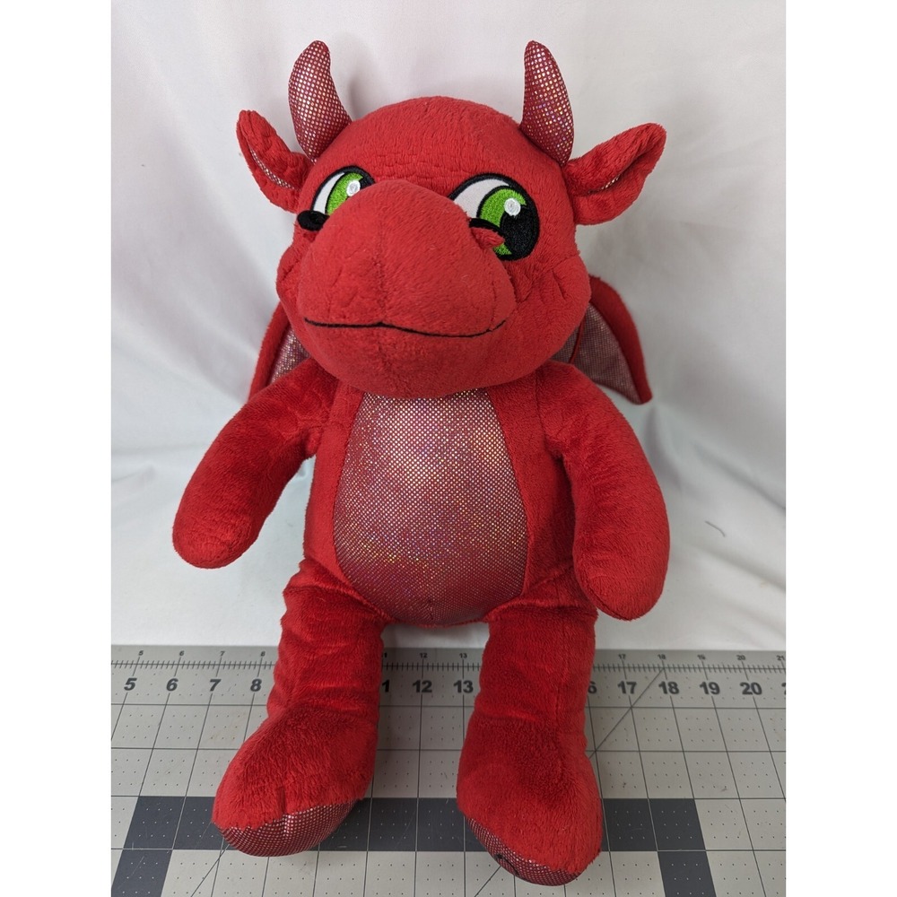 Great Wolf Lodge Red Dragon Plush 16‎ Inch Build a Bear Magiquest Stuffed Animal